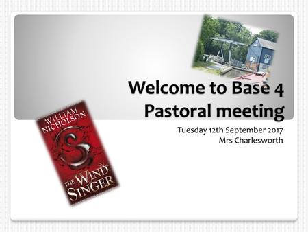 Welcome to Base 4 Pastoral meeting