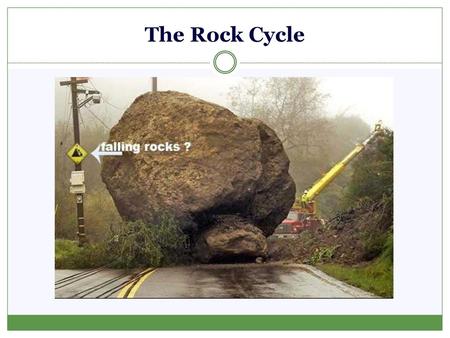 The Rock Cycle.