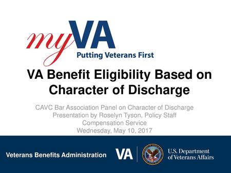 VA Benefit Eligibility Based on Character of Discharge