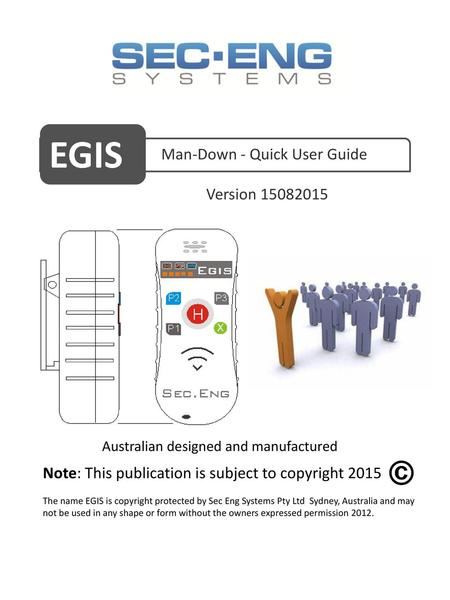 EGIS Man-Down - Quick User Guide Version