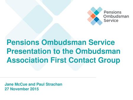 Pensions Ombudsman Service