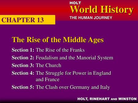 The Rise of the Middle Ages