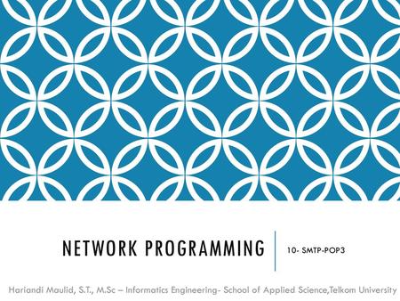 Network Programming 10- SMTP-POP3