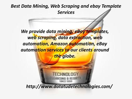 Best Data Mining, Web Scraping and ebay Template Services