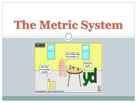 The Metric System.