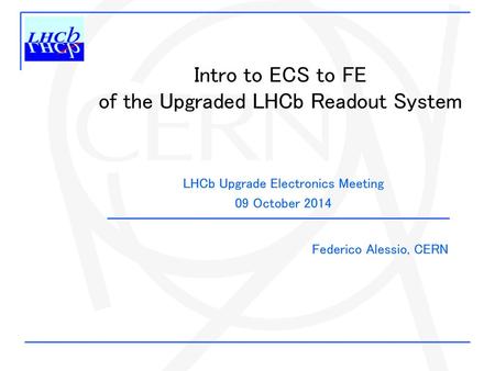 of the Upgraded LHCb Readout System