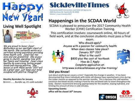 SicklevilleTimes Happenings in the SCDAA World Living Well Spotlight