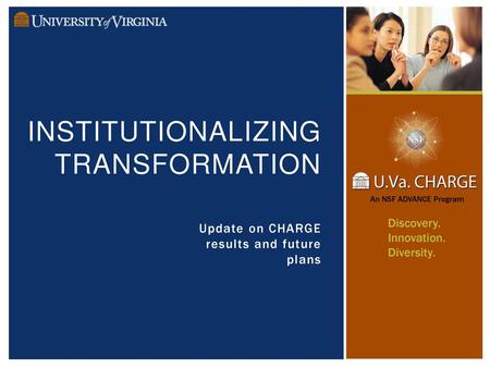 Institutionalizing transformation