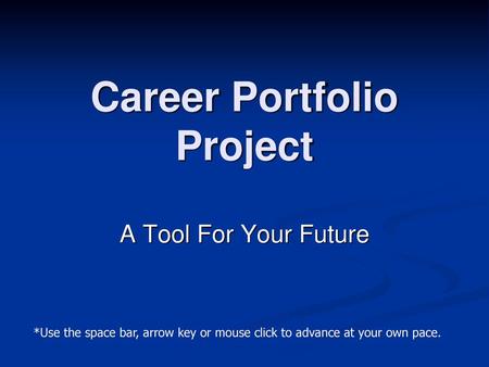 Career Portfolio Project