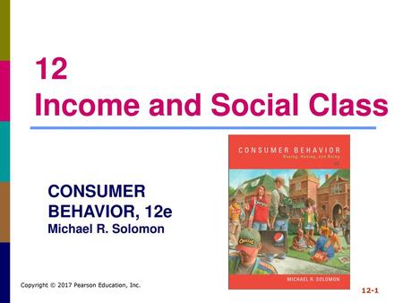 12 Income and Social Class