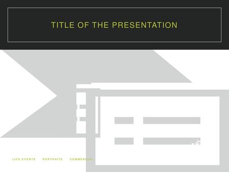 Title of the Presentation