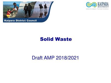 Solid Waste Draft AMP 2018/2021.