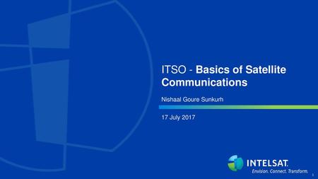 ITSO - Basics of Satellite Communications