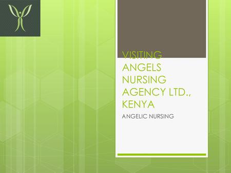 VISITING ANGELS NURSING AGENCY LTD., KENYA