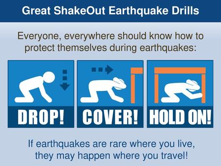 Great ShakeOut Earthquake Drills