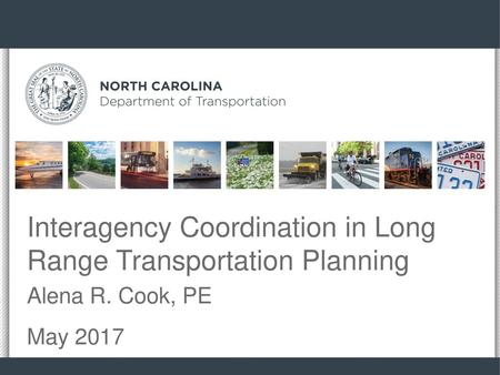 Interagency Coordination in Long Range Transportation Planning