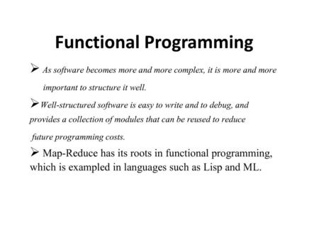 Functional Programming