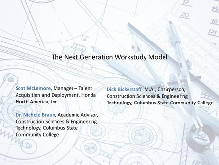 The Next Generation Workstudy Model