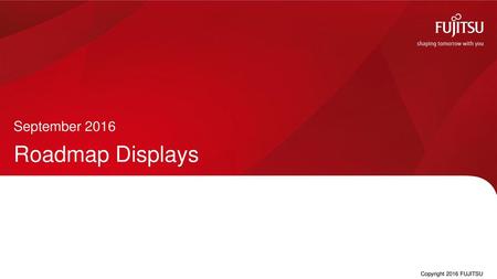 Segmentation of FUJITSU Displays