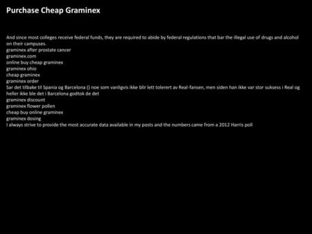 Purchase Cheap Graminex