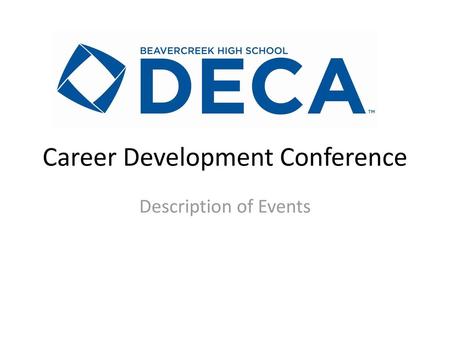 Career Development Conference