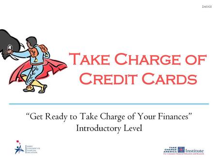 Take Charge of Credit Cards