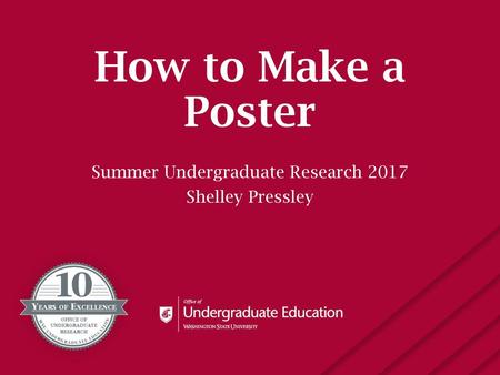 Summer Undergraduate Research 2017 Shelley Pressley