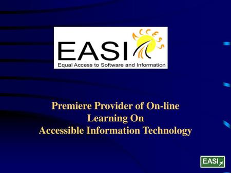 Premiere Provider of On-line Learning On