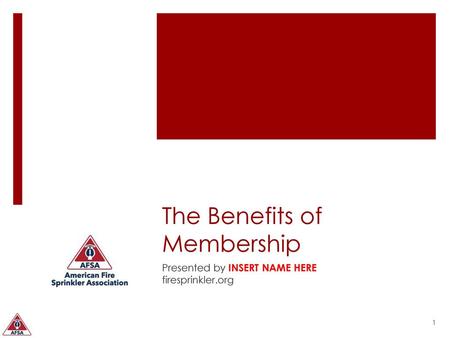 The Benefits of Membership