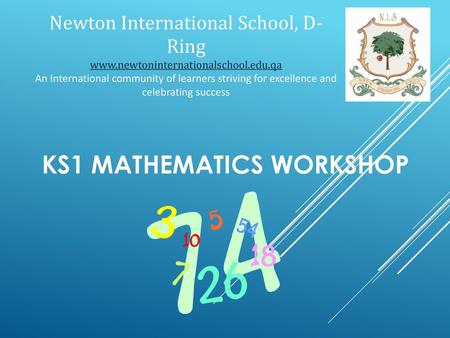 KS1 MATHEMATICS WORKSHOP