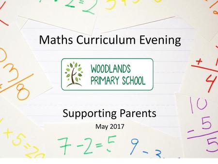 Maths Curriculum Evening