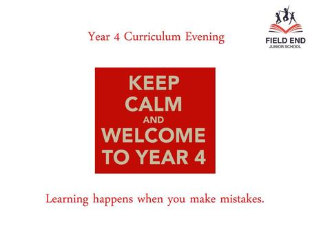 Year 4 Curriculum Evening