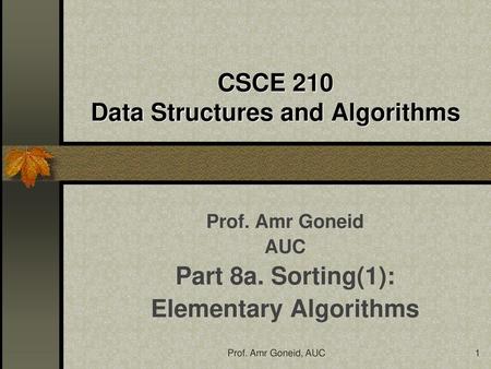 CSCE 210 Data Structures and Algorithms