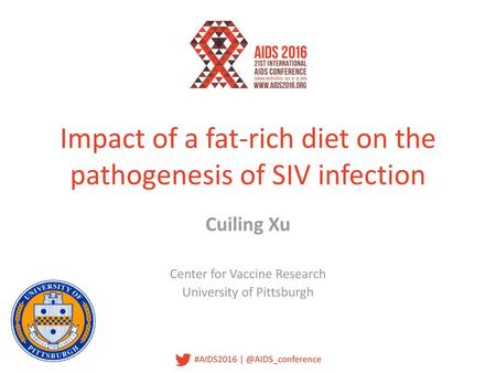 Impact of a fat-rich diet on the pathogenesis of SIV infection