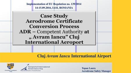 Implementation of EU Regulation no. 139/