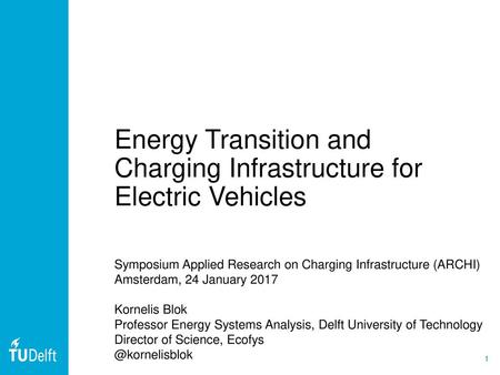 Charging Infrastructure for Electric Vehicles