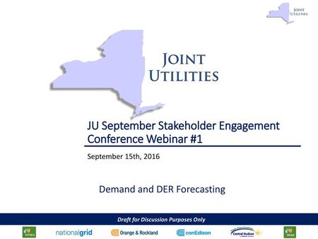 JU September Stakeholder Engagement Conference Webinar #1