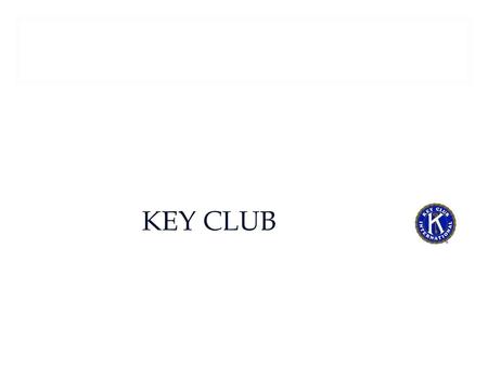 KEY CLUB 2015-2016.