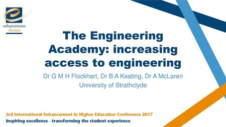 The Engineering Academy: increasing access to engineering