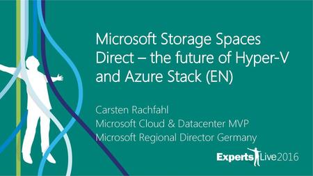 Carsten Rachfahl Microsoft Cloud & Datacenter MVP