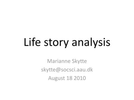 Marianne Skytte August