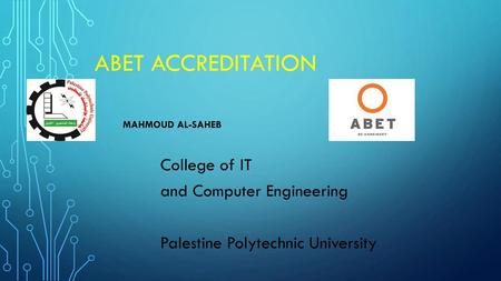 ABET Accreditation College of IT and Computer Engineering