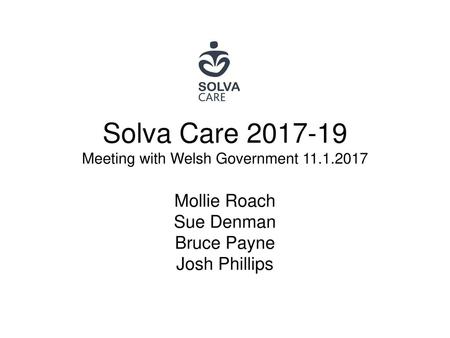 Solva Care Meeting with Welsh Government