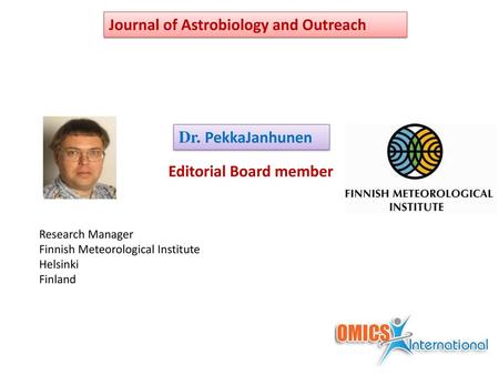 Journal of Astrobiology and Outreach