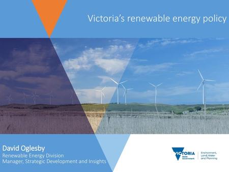 Victoria’s renewable energy policy