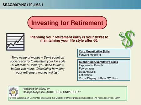 Investing for Retirement