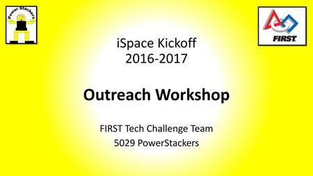 iSpace Kickoff Outreach Workshop