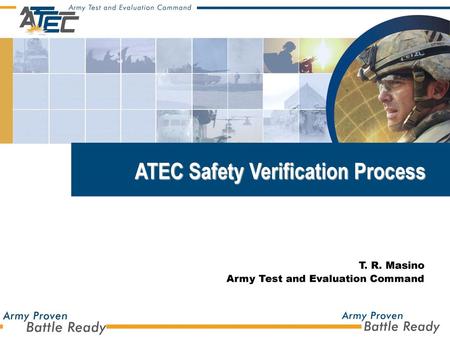 ATEC Safety Verification Process