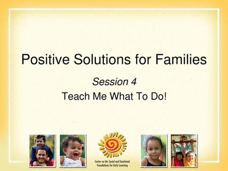 Positive Solutions for Families