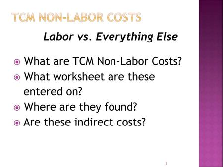 Labor vs. Everything Else